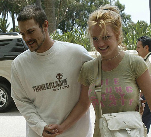 Britney Spears and Kevin Federline 