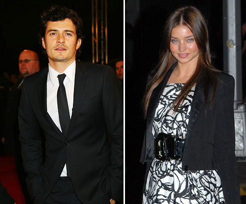 Orlando Bloom and Miranda Kerr We can only wonder about the time when she