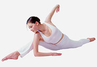 Woman Doing a Pilates Exercise