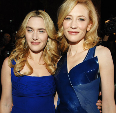Kate Winslet and Cate Blanchett In addition a celebrity whose name women 