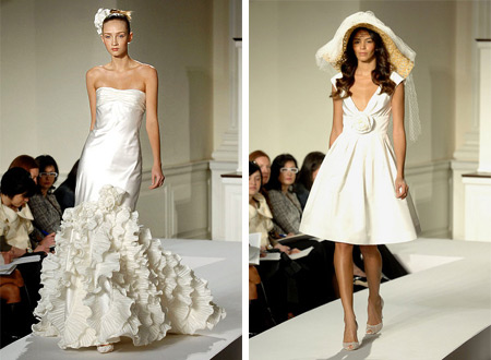 vivienne westwood wedding dresses 2009. la Renta Wedding Dresses