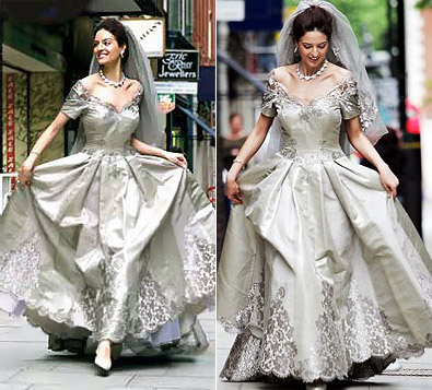 Snowwhite romantic wedding dresses are still in