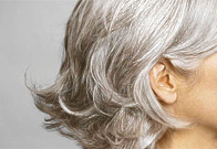 Woman with Grey Hair