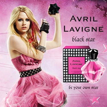 a TV commercial for a new fragrance by Avril Lavigne called Black Star