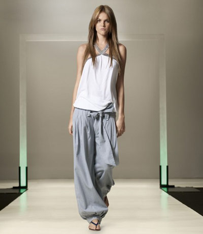 Benetton Grey Pants