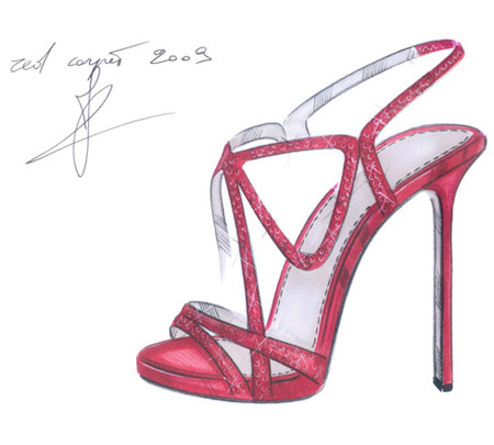 Shoe Design on Sergio Rossi Cannes Festival 2009 Shoes Design