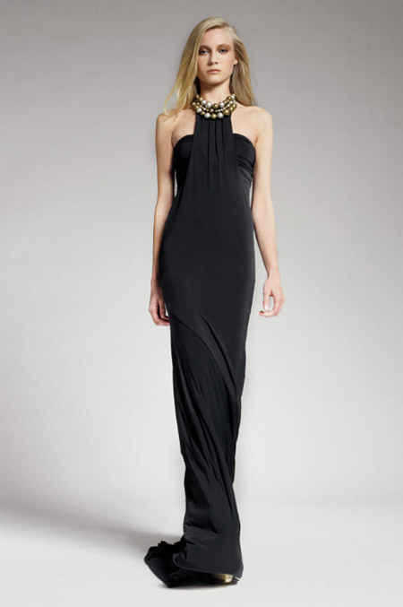 Donna Karan Black Evening Gown
