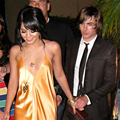 Zac Efron and Vanessa Hudgens spent the entire party together