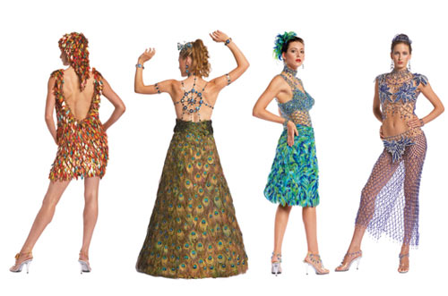 designer dresses sketches. Creative Gail Be#39;s dresses are