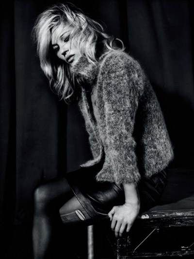 Kate Moss TopShop 1 The pictures were made in blackandwhite