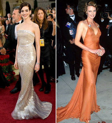 Anne Hathaway and Charlize Theron