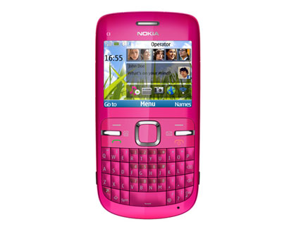 Nokia C3 Pink