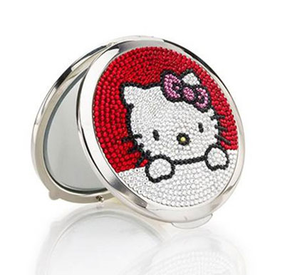  Kitty Hobo  on Hello Kitty  Purse Mirror