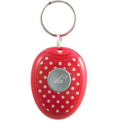 Ila Pebble Keyring Alarm, pink