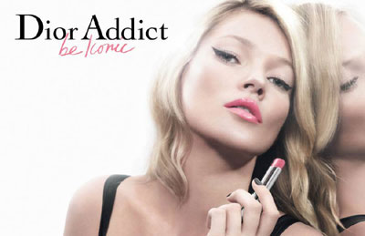 Kate Moss Dior Addict Lipstick ad