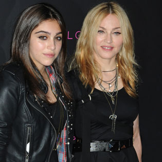 Madonna with daughter Lourdes