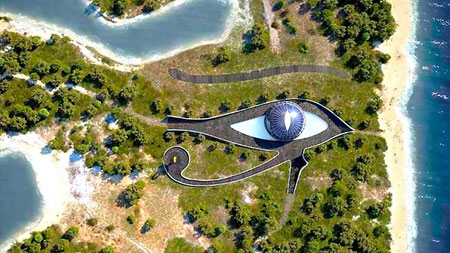 Eye of Horus gift for Naomi Campbell