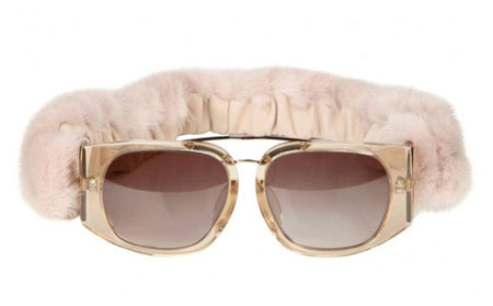 Winter Collection Mink Fur Sunglasses