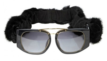 Mink Fur Sunglasses Christmas sunglasses
