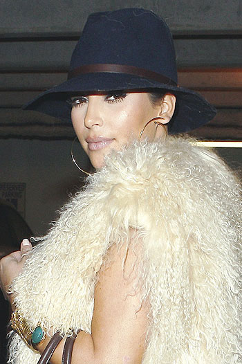 Kim Kardashian loves furs