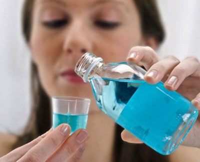 Mouthwash to destroy bacteria