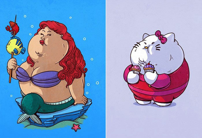 Obese Disney Characters | Funny & Bizarre - Geniusbeauty