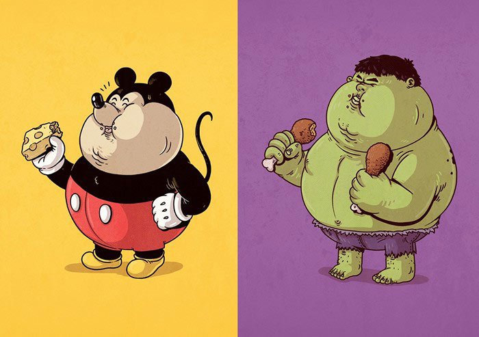 Obese Disney Characters | Funny & Bizarre - Geniusbeauty