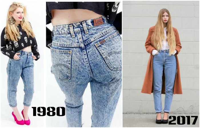 popular jeans in the 80s