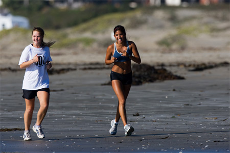 Friends Jogging