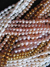 Beautiful Pearls of Different Colors