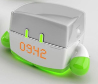 Cute Alarm Tech Clock by Hasbro