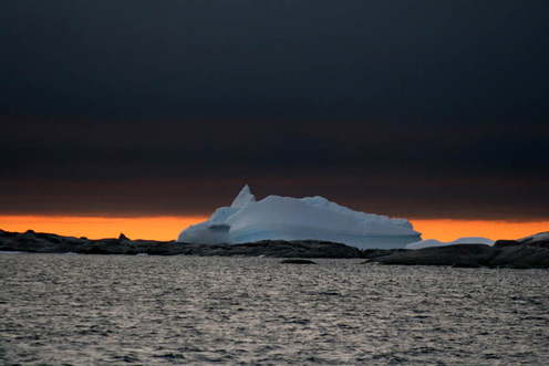 Sunset in Antarctica