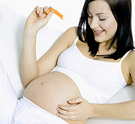 Pregnant Woman Eating