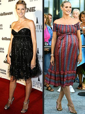 Pregnant Heidi Klum