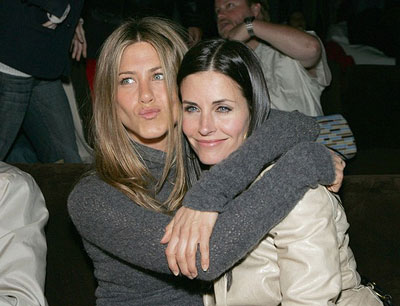 Jennifer Aniston and Courtney Cox