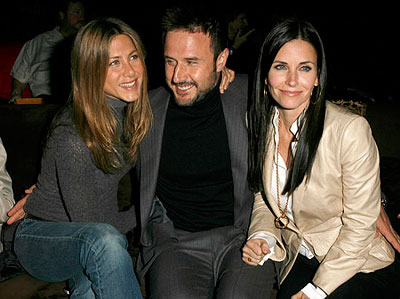 Jennifer Aniston, David Arquette and Courtney Cox 