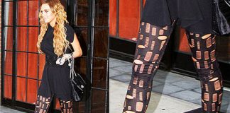 Lindsay Lohan Launches Torn Leggings Line