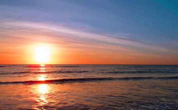 Romantic Beach Sunset Pictures