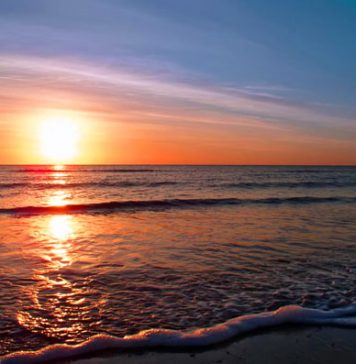 Romantic Beach Sunset Pictures