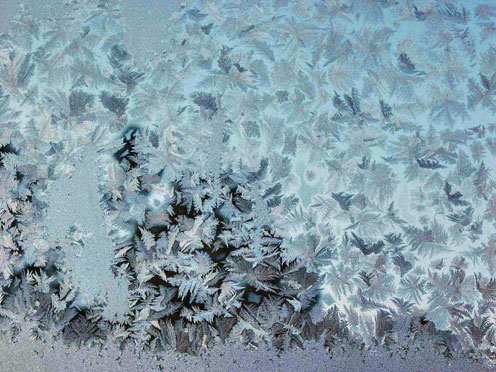 Beautiful Window Frost