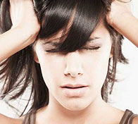 Woman Suffering from Headache