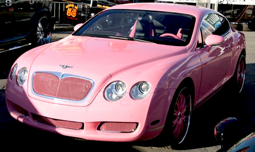 Paris Hilton's Pink Bentley