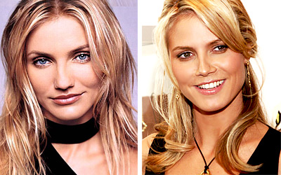 Cameron Diaz and Heidi Klum