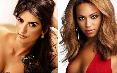 Penelope Cruz and Beyonce