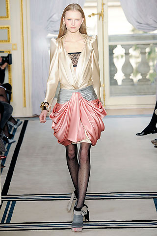 Balenciaga Pink Silk Skirt