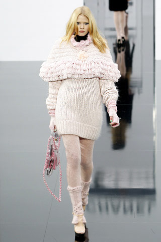 Chanel White Knitted Dress