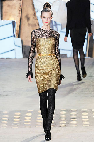 Christian Lacroix Golden Dress