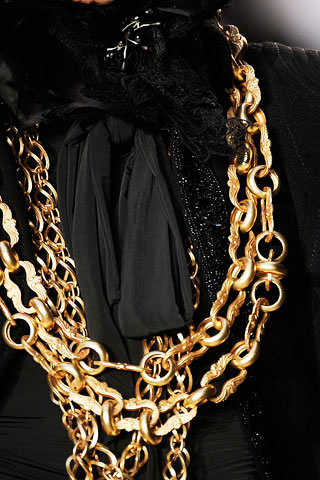 Christian Lacroix Golden Necklace