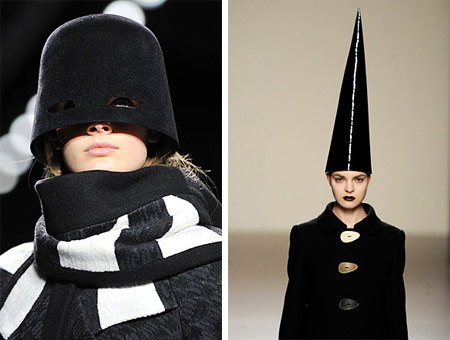 Fashion Hats Narciso Rodriguez and Lydia Delgado