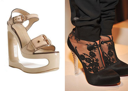 Giuseppe Zanotti Wedge Shoes and Marchese Crystal Heels